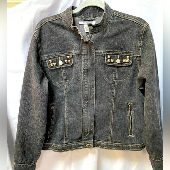CAbi Jackets & Blazers - Cabi Dark Wash Denim Jacket. XL